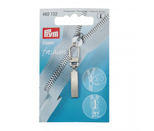 Cheita fermoar Fashion clasica, argintie - Prym 482132